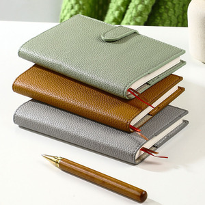 Libreta <span class=keywords><strong>de</strong></span> Tapa Dura con Diseño <span class=keywords><strong>de</strong></span> Lichee A6, Agenda <span class=keywords><strong>de</strong></span> Moda con Botón, <span class=keywords><strong>Libro</strong></span> <span class=keywords><strong>de</strong></span> Horarios Diarios Recargable para Estudiantes, Regalo - Product Image 4