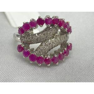 Nuevo Anillo de Rubí de Lujo Más Vendido, Plata de Ley 925, Regalo para Fiestas, Bodas, Compromisos, Ceremonias Religiosas y Eventos - Product Image 1