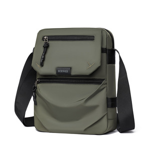 OEM New Vertical Large Capacity Crossbody Bag Men's Simple Fashion Nylon Outdoor <b>Chest</b> Bag - Product Image 1