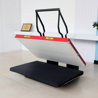 Presse à chaud manuelle grand format 60*90cm haute pression pour impression DTF sur vêtements, électrique 220V avec support et tiroir