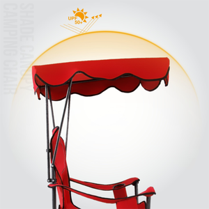 <span class=keywords><strong>Chaise</strong></span> de plage pliable portable 2020 avec protection UV, parasol de sport et de camping avec visière de protection solaire - Product Image 5