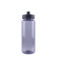 Botella de Agua para Bicicleta de 350 ml/550 ml/700 ml/1000 ml, Libre de BPA, a Prueba de Fugas, con Tapa de Rosca, para Ciclismo y Gimnasio, Botellas de Tritán de Plástico Transparente