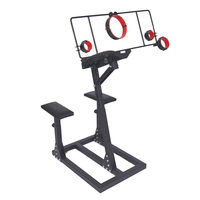 Ninghao Poste d'entrée arrière pour positions BDSM, Grand cadre de contrainte et d'entraînement pour jeux de séduction et punitions, Accessoires de menottes, Mobilier sexuel japonais