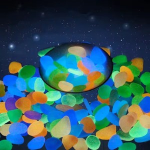 暗闇で光る小石、海の星、貝殻、巻貝、公園用の暗闇で光る石、結婚式や家の庭用の暗闇で光る石 - Product Image 5