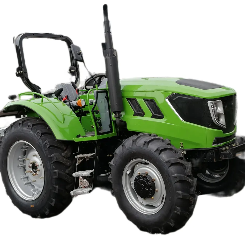 4-rad-traktor 70 80 90 100 ps dieselmotor bauernhof landwirtschaftstraktor für harten boden made in china