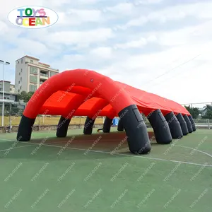 2023 new Outdoor large red inflatable activity tent Inflatable paintball arena sports tent