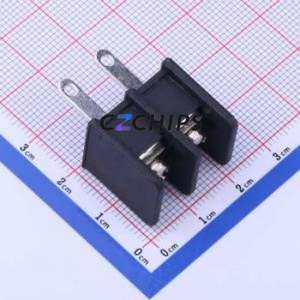 DBT30H-9.5-2P-BK-P Barrier Terminal Block Through hole Component (THT),P=9.5mm Connector Two Sides 9.5mm 1x2P Straight Pin - Product Image 2