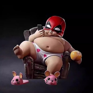 <span class=keywords><strong>Statuetta</strong></span> in PVC Co-brandizzata <span class=keywords><strong>Marvel</strong></span> Little Fat Guy Kingdom 014, Ornamento Trendy GK per Regali di Maternità Ispirati all'Animazione Occidentale - Product Image 3