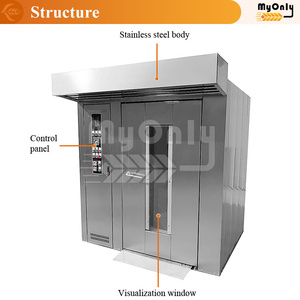 MY Commercial Diesel 36 Tray Cookie Bread Four rotatif à air chaud au gaz pour la boulangerie - Product Image 2