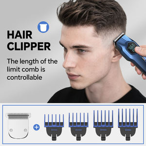 Kapperszaak Professionele Elektrische Haartrimmer Set Voor Huishouden Ontworpen Met Roestvrijstalen Messen Voor Hotels Buiten & Rv Gebruik - Product Image 2