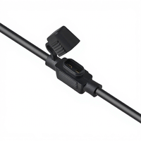 Support de fusible automobile électrique double cœur M15 à prix de gros, 10A, mâle-femelle, en cuivre, PVC, étanche IP65, connecteur de câble 300V