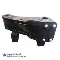 Pièces CNC en acier doux, pièces métalliques soudées, service de roulage de métaux, cadre de support, placage en alliage zinc-nickel