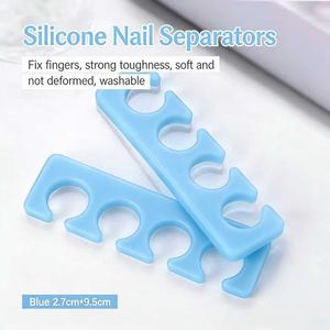 Separador de Dedos para Uñas, Protector de Dedos, Separador de Uñas, Cojín Suave, Abrazadera para Pies, Dispositivo de Separación de Cinco Dedos de Silicona - Product Image 3