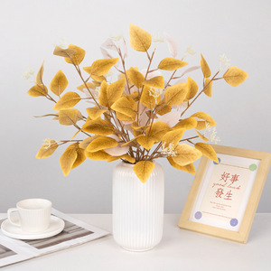 Artificial Eucalyptus Bouquet Silk Flower High Simulation <b>Leaves</b> Wedding Home Decoration Indoor Foliage Arrangement - Product Image 4