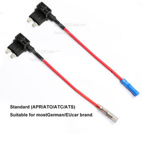 Kit Adaptor Sambungan Sirkuit Mini 12V Fuse Tap Profil Rendah Micro2 ATS Fuse Holder Otomotif Kabel Tugas Berat Isolasi PVC - Product Image 5