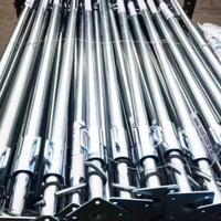 Échafaudage télescopique en acier réglable, fourni par les fabricants, pour la construction, style de conception chinois