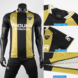 Maglie da calcio estive ad asciugatura rapida e traspiranti divise da calcio <span class=keywords><strong>per</strong></span> allenamento sportivo con più taglie disponibili - Product Image 4
