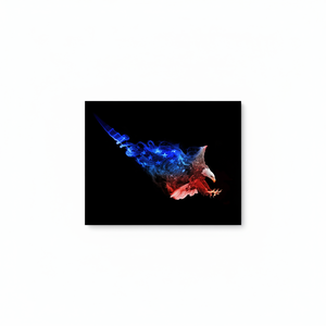 Modern Patriotic Canvas Print: Elegant Artwork for Home Decor,<b>WRAPPED</b> CANVAS - Product Image 2