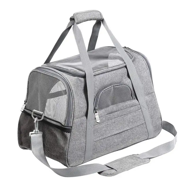 New arrival Pet Travel Bag Breathable Portable Soft Sided Pet Carrier Bag dog cat Car Bag pet supplies