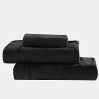 Ensemble de draps en peluche micropolaire 200TC avec 200 points pour plus de confort et de durabilité