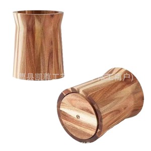 Caja de almacenamiento de madera para utensilios de cocina, caja de herramientas de cocina para el hogar, caja de almacenamiento de madera maciza, almacenamiento de utensilios de cocina - Product Image 1