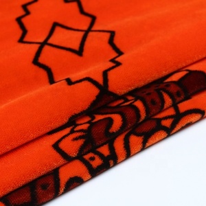 <span class=keywords><strong>Orange</strong></span> tela arabe types de velboa velours tissu pour chaussures 100% polyester matériel - Product Image 6