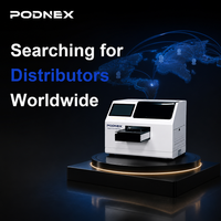PodNEX A3 DX7 Printer UV Inkjet Flatbed Otomatis CMYK 2400 DPI Kontrol Aplikasi Android untuk Casing Ponsel Casing AirPods