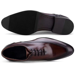 Nouvelles chaussures habillées en cuir Oxford pour hommes, fabriquées à la main, de style britannique décontracté et luxueux, bout pointu, à enfiler, pour mariage, bureau professionnel - Product Image 3