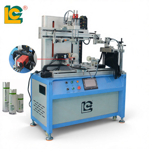 Machine d'impression sérigraphique de précision avec fonction de séchage UV LED pour bouteilles et gobelets en plastique et en métal - Product Image 1