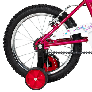 Vélo <span class=keywords><strong>BMX</strong></span> Populaire et Abordable pour Enfants, Monovitesse, <span class=keywords><strong>16</strong></span> <span class=keywords><strong>Pouces</strong></span>, Pneus Gonflables Blancs, Fourche en Acier, Roues d'Apprentissage, 5-8 Ans - Product Image 2