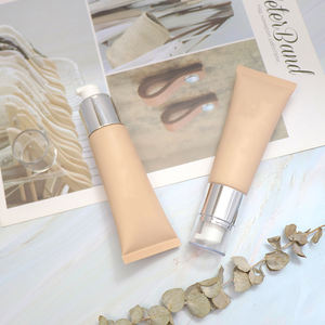 Tubo vacío de plástico para lavado de cara, crema, tubo de plástico, color rosa, 50ml - Product Image 1