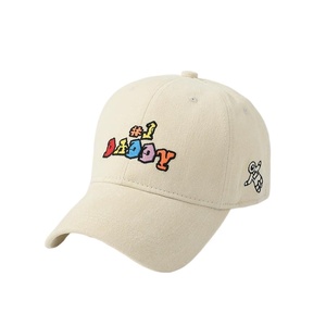 Wholesale Custom 100% Cotton Men's Sport Cap 6 Panels 3D Embroidery Logo High Quality Unisex Solid Color Baseball Cap - Product Image 5