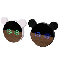 Nur für Studenten: LED-HD-Digital-Multifunktions-Smart-Wecker, modernes, minimalistisches Design, Kunststoff, Acrylglas