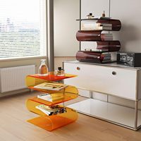 Table basse multifonction en acrylique, style moderne, pour salon, mobilier de maison, vente en gros, marque chinoise