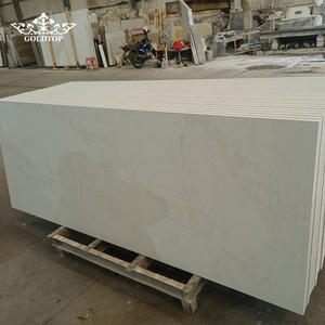 Dalles de quartz polies de luxe GOLDTOP 5059 Calacatta Paris, surfaces blanches élégantes pour comptoirs de cuisine et de salle à manger modernes - Product Image 5
