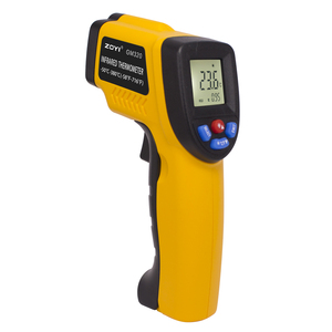 Infrarrojo industrial ZOYI 380: rango de prueba del termómetro de-5C a C emisividad ajustable <span class=keywords><strong>LAL</strong></span>/HAL Max/Min/Avg/Dif Offset - Product Image 1