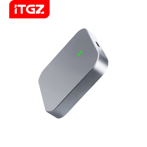 โรงงานขายส่ง ITGZ USB 3.1 Gen 2 10Gbps M.2 NVMe Dual Protocol SSD กล่องใส่ฮาร์ดดิสก์แบบอลูมิเนียม กล่องหุ้ม SSD อลูมิเนียม - Product Image 1