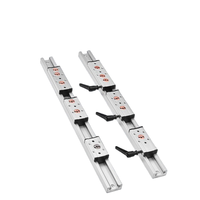 Riel de guía lineal de grado industrial con doble eje integrado SGR10 15N 20 25 35, eje óptico de acero para rodamientos, CNC profesional