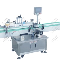 Ligne de remplissage de poudre de bouteilles en plastique LWT avec machine de remplissage et d'étiquetage automatique à double tête de précision