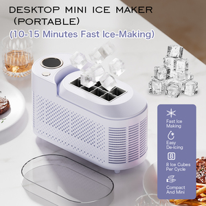 Máquina de hielo en cubitos de escritorio eléctrica certificada CB, <span class=keywords><strong>Mini</strong></span> máquina automática para uso doméstico en hoteles, para coche, agua embotellada de plástico para exteriores - Product Image 2