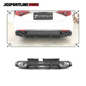 Diffusore Posteriore in Fibra di Carbonio JCSportline per <span class=keywords><strong>Alfa</strong></span> <span class=keywords><strong>Romeo</strong></span> Giulia <span class=keywords><strong>Berlina</strong></span> 4 Porte 2019-2020 - Product Image 1