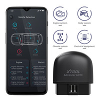 XTOOL Advancer AD10 Lecteur de code OBD2 OBDII Lecteur de code moteur de voiture Outil de diagnostic de numérisation Prise en charge de plusieurs langues