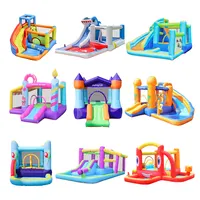 Airmyfun Outdoor Party Game Water Slide Monki Jumper Springen Kasteel Bounce Huis Springkussen Voor Kinderen