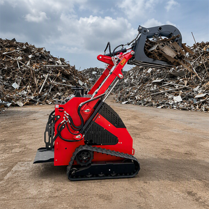 Elektrische compacte tracklader voor landbouw, ranch, landschapsaanleg en bouwwerkzaamheden, op batterijen werkende mini-skidsteer - Product Image 4