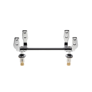 Charnières de siège de toilette chromées, longueur 19,5 cm, avec supports de montage pour remplacement - Product Image 1
