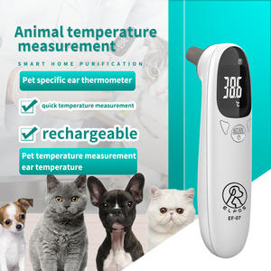 Thermomètre de Luxe en ABS pour Animaux de Compagnie (Chats et Chiens) – Rechargeable, Mesure Rapide de la Température, Écologique, Utilisation Auriculaire, Forme Arrondie – Vente en Gros - Product Image 3