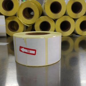 Mẫu miễn phí nhà máy bán buôn tùy chỉnh giấy nhiệt 57x50mm 48gsm nhiệt dính giấy cuộn giấy nhiệt Nhãn dán nhãn - Product Image 4