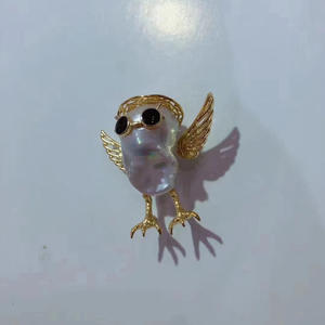 Dije de Plata S925 con Diseño de Pájaro Barroco para DIY, con Cuentas Redondas de 10-15 mm, Bandeja de Accesorios 30753, Perlas de Accesorios, Dijes de Accesorios - Product Image 4