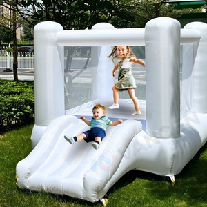 Casa de rebote para niños, casa de rebote inflable para niños, casa de rebote rosa para fiestas de cumpleaños o bodas - Product Image 6