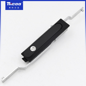 सिक जस्ता मिश्र धातु इलेक्ट्रॉनिक कैबिनेट को जोड़ने वाली रॉड कंट्रोल स्विंगहैंडल 3 पॉइंट डोर लॉक लीवर - Product Image 2